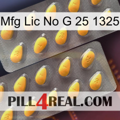 Mfg Lic No G 25 1325 cialis2